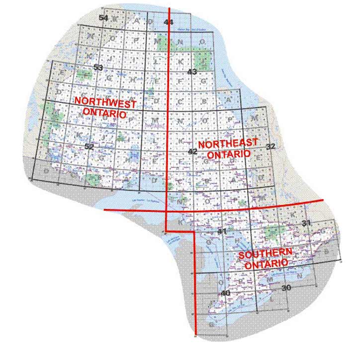 Mnr Topographic Maps Ontario Canada Map Sales Canadian Topographic Maps – Ontario – Canoeing.com